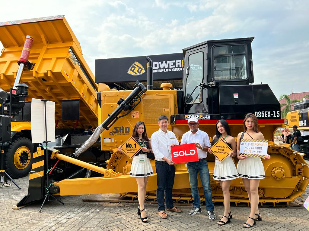 POWERPLUS FEATURES TOP-OF-THE-LINE MACHINES AT INDONESIA MINING EXPO