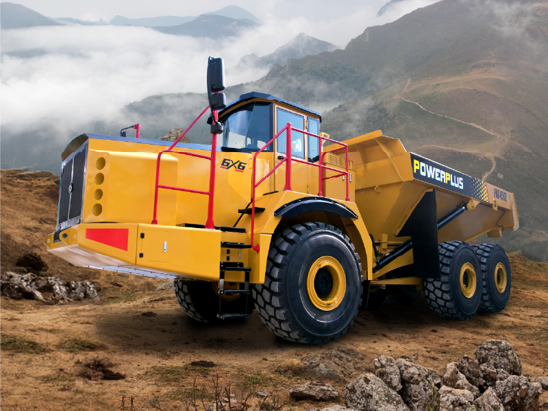 POWERPLUS UNVEILS THE NEW 6X6 PAD450Z ARTICULATED DUMP TRUCK, A TRUE POWERHOUSE IN THE MARKET FOR HEAVY-DUTY PERFOMANCE AND EFFICIENCY